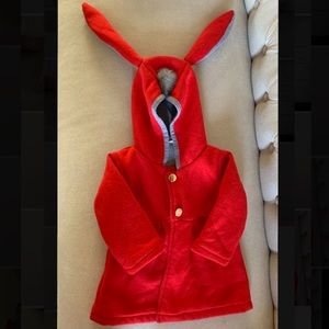 Baby Winter Jacket with Bunny Ears 12-18 Months